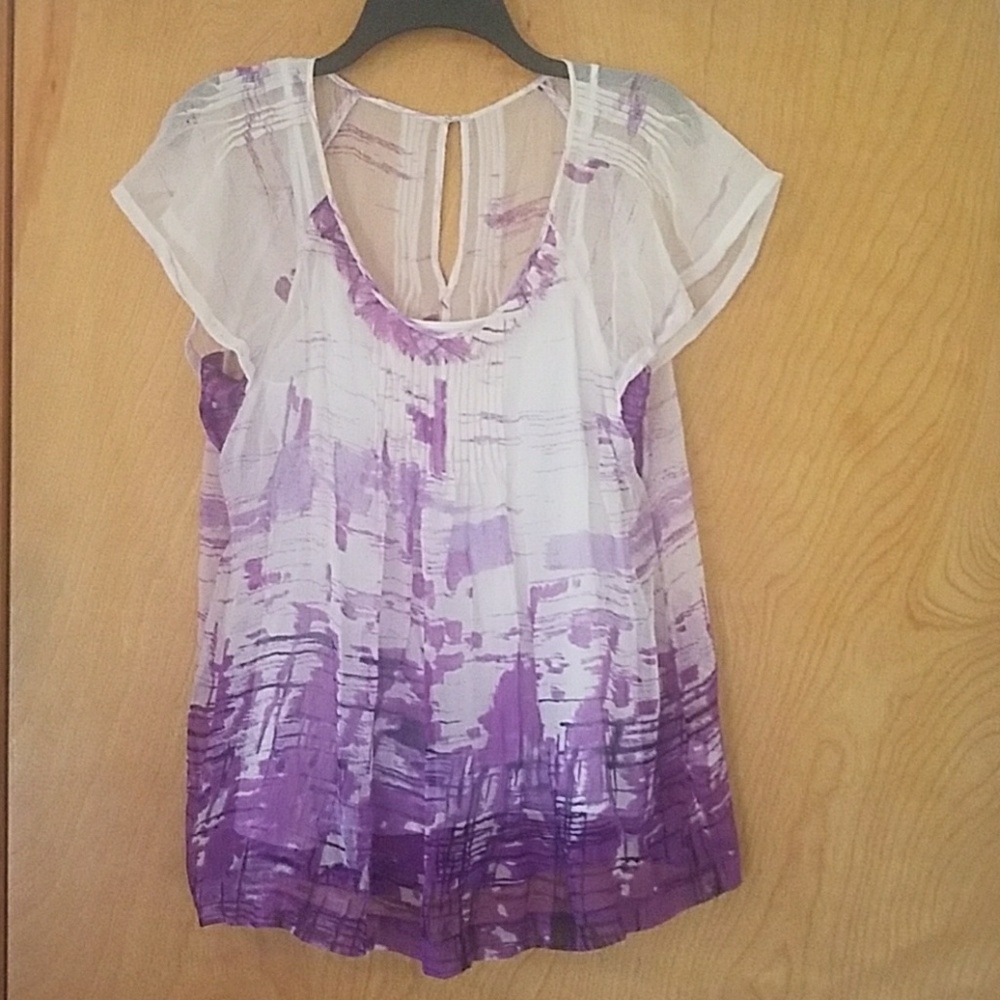 ❤3/$10! Banana Republic Purple Blouse